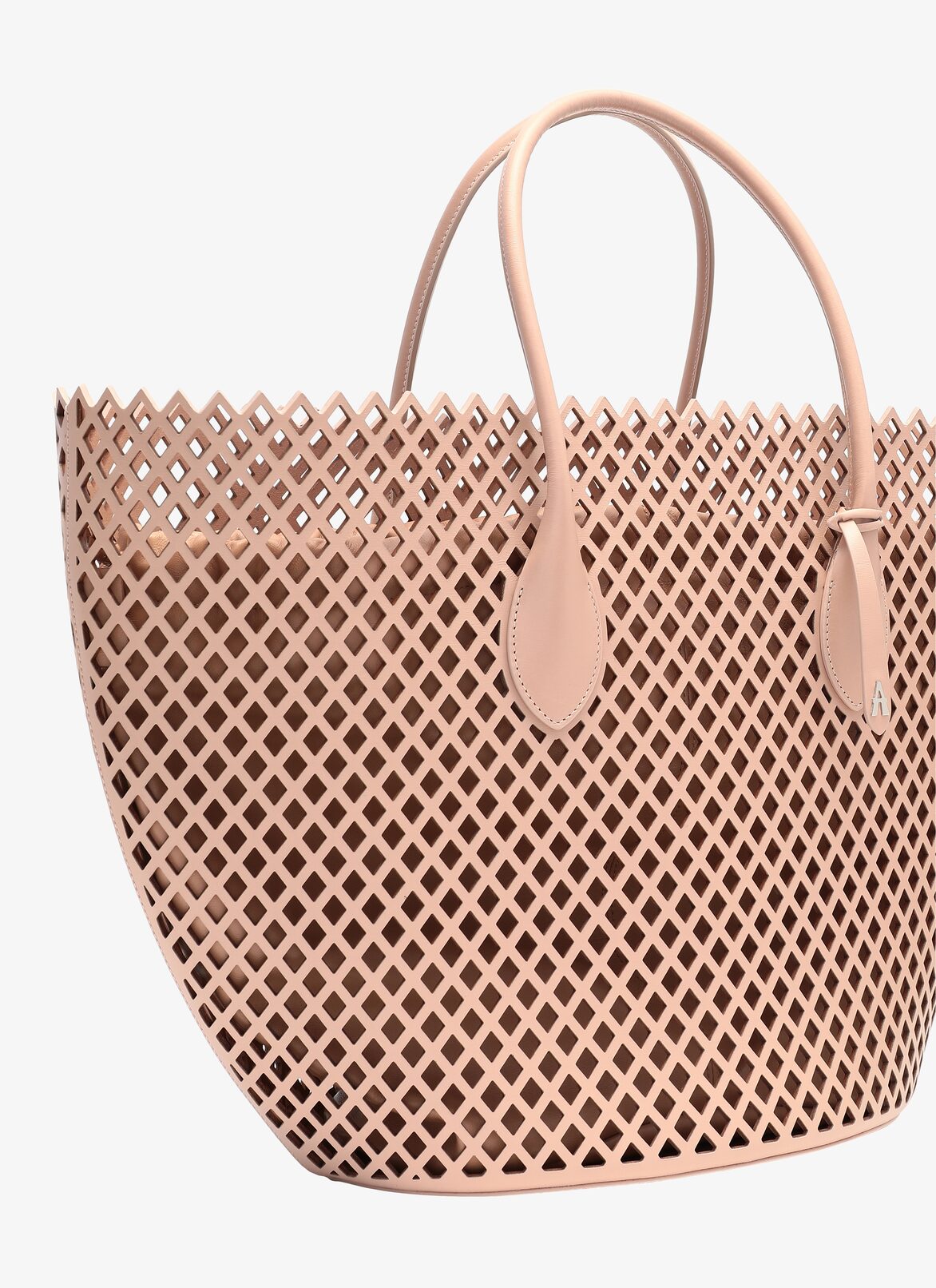 LATIFA MEDIUM CUIR LUX LOSANGE SAND ALAÏA SANDY  LATIFA MEDIUM CUIR LUX LOSANGE SAND